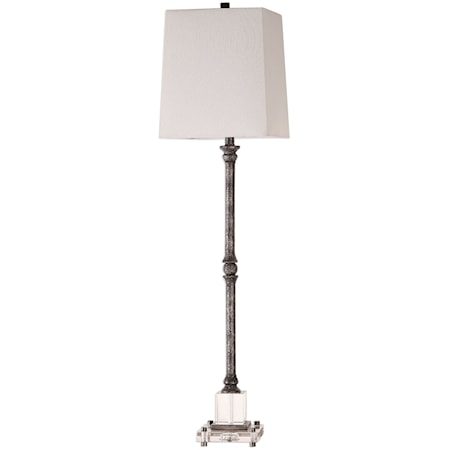 Teala Aged Black Buffet Lamp